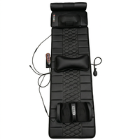 Coussin de massage vibrant électrique Shiatsu avec airbag et 10 modes, portable pour le cou, la taille et le dos, pour lit, canapé ou fauteuil inclinable
