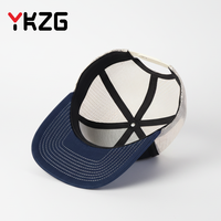 Casquette Trucker Snapback d'été respirante à 5 panneaux avec dos en maille et visière incurvée, broderie 3D, personnalisable avec logo, OEM ODM