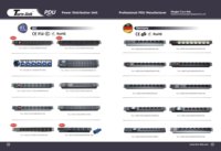 Unité de distribution d'alimentation (PDU) universelle intelligente sur rack, personnalisée en usine, 10A 16A 20A, C13 C19, montage sur rack de serveur
