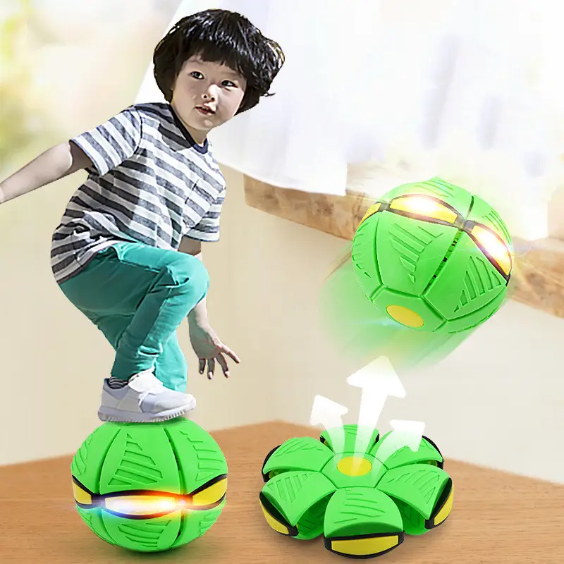 Uçan Ufo düz atmak disk topu olmadan Led ışık sihirli top oyuncak çocuk açık bahçe plaj oyunu çocuk spor topları