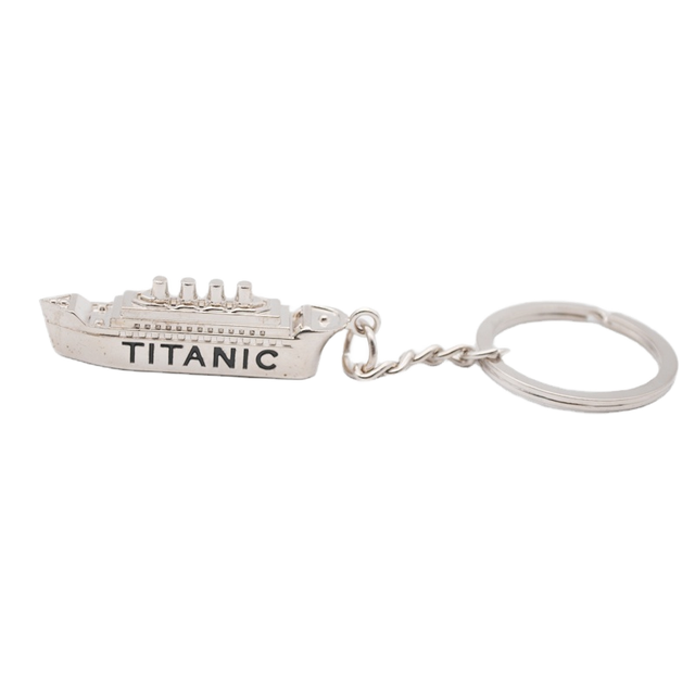 Hot Sale Wholesale Cheap Price Custom Metal Titanic Key Chain Travel Souvenir Gifts PVC Key Chain Home Decoration