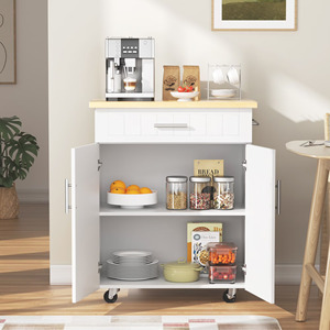 Custom-designed, minimalist, stylish, portable <b>kitchen</b> island/country-wide multi-functional storage <b>rack</b> for home use. - Product Image 3