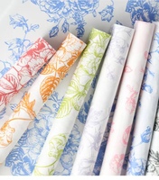 Nouvelle Série Florale de Papier de Soie pour Emballage de Fleurs, Fournitures DIY pour Doublure Intérieure de Bouquet, Papier Décoratif d'Ambiance, Vente en Gros