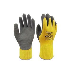 Wonder Grip Thermo Plus Double Latex Work Gloves Size 9 L Gardening Cold Protection - Product Image 1