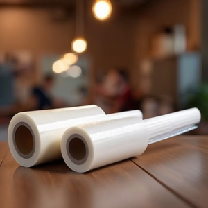 Mini Stretch Film Packaging Roll For LLDPE <b>Plastic</b> <b>Wrap</b> Sealing - Product Image 3