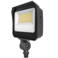 Projecteurs LED d'extérieur étanches en aluminium IP65 30/20/15W pour stades et entrepôts, CRI>80, à intensité variable, fabrication soignée