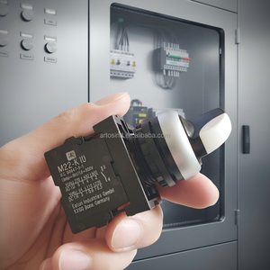 Nuevo Interruptor de Botón Pulsador de 2 Posiciones Tipo Perilla Original Serie <span class=keywords><strong>M22</strong></span> <span class=keywords><strong>M22</strong></span>-WRK / <span class=keywords><strong>M22</strong></span>-<span class=keywords><strong>K10</strong></span> / <span class=keywords><strong>M22</strong></span>-A - Product Image 1