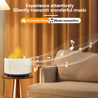 Diffuseur d'arômes volcanique à flamme simulée, diffuseur d'huiles essentielles 7 LED, type C, humidificateur d'aromathérapie