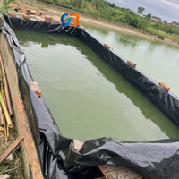 Géomembrane HDPE lisse anti-infiltration pratique pour la construction, pour la prévention des infiltrations dans les barrages, les étangs et les bassins piscicoles, matériaux EPDM/EVA