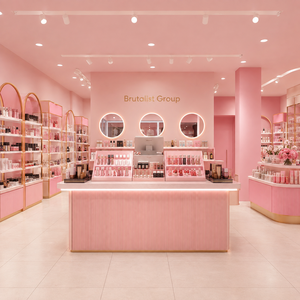 Exhibidor de Cosméticos Personalizado con Iluminación LED, Vitrina de Maquillaje para Tiendas Minoristas, Accesorios para Salones de Belleza - Product Image 6