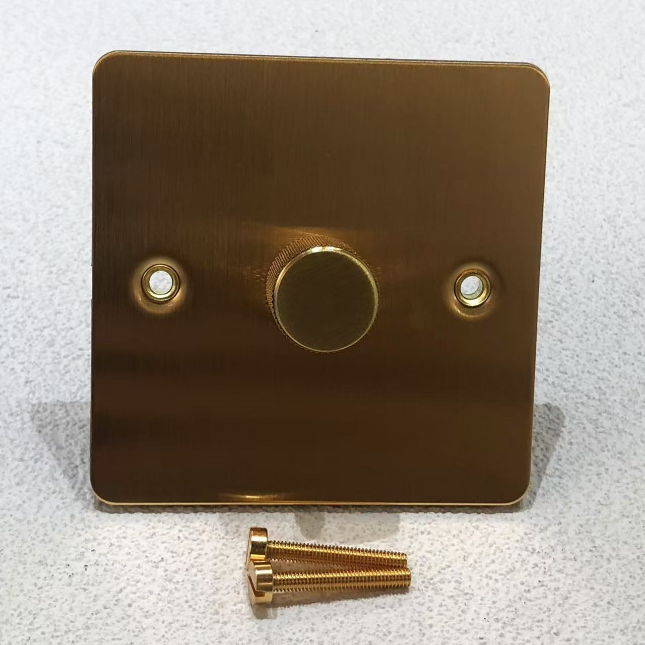 Interruttore dimmer dorato