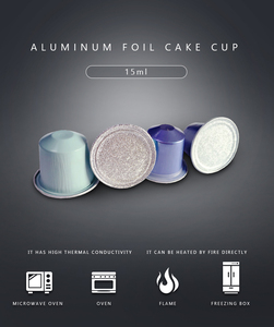 Cápsulas de café vacías de 15ml Cápsulas de tapas OEM para café Papel de aluminio reciclable - Product Image 5