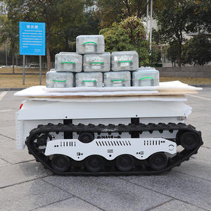 รถหุ่นยนต์ตีนตะขาบแบบ RC แพลตฟอร์มยานพาหนะตีนตะขาบแบบ Panzer สำหรับงานเกษตรกรรม พร้อมระบบติดตามด้วยล้อยางและ Lidar - Product Image 2