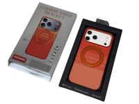 Coque de téléphone antichoc en fibre de carbone de haute qualité avec support magnétique et emballage boîte pour iPhone 18 Pro Max 17 Pro 16 15 14 13