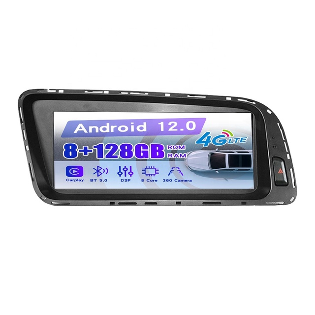 2023 ZWNAV 12.3" Tesla Screen Android 12 Video Carplay for Audi Q5 2009-2015 GPS Navi Radio Receiver Audio Stereo Head Unit
