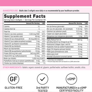 Collagène de types I et III OEM/ODM pour la santé de la peau, renforce les brins de cheveux, collagène beauté en gélules avec vitamines, emballage personnalisé - Product Image 4