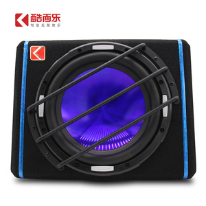 คูเอลฟ์เล่ 10 นิ้วซับวูฟเฟอร์แบบแอคทีฟ 12V กล่องเสียงเบสสำหรับรถยนต์กำลังสูงสำหรับการดัดแปลงรถยนต์ - Product Image 3