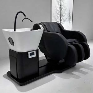 Cama de Lavado de Cabello Eléctrica Exclusiva VIP, Giratoria y con Función de Elevación, para Salón de Belleza, Peluquería, Masajes de Celebridades de Internet - Product Image 2