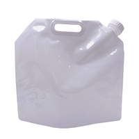 5L Boisson Blanc Bec Poche Un Gallon Sans BPA D'urgence En Plastique Stand Up Sac D'eau Conteneur