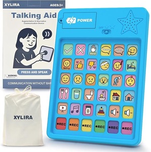 Dispositivo AAC Personalizado para Materiais de Terapia da Fala para Autismo, Ferramentas de Comunicação Não Verbais com Botões Programáveis e Volume Ajustável - Product Image 1