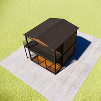 Maison conteneur 20FT 40FT, standard, préfabriquée, livrée en kit, petite maison, bureau préfabriqué résistant, maisons détachables à deux étages