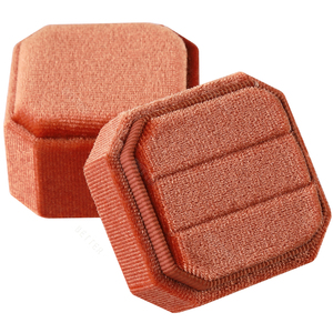Wholesale Travel Jewellery Organizer Case <strong>Mini</strong> Small Gift Rings Pendant Storage Velvet <strong>Jewelry</strong> <strong>Box</strong> - Product Image 5
