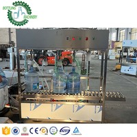 Mesin pengisi botol air galon kecil 18.9L 19L 20L 3 4 5 galon harga rendah Semi otomatis