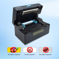 Machine d'impression d'autocollants d'étiquettes d'expédition sans fil pour entrepôt Mécanisme A6 Papier 4x6 Rollo Mini 110mm Imprimante thermique d'étiquettes de codes à barres