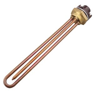 Élément chauffant électrique industriel personnalisé pour <span class=keywords><strong>chauffe</strong></span>-<span class=keywords><strong>eau</strong></span>, élément chauffant tubulaire immergé <span class=keywords><strong>de</strong></span> type U avec thermostat à <span class=keywords><strong>sonde</strong></span> - Product Image 1