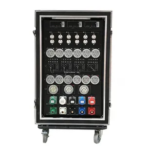 Good price 45 channels electrical power distro box with 400A camlock input and output for distribution stage