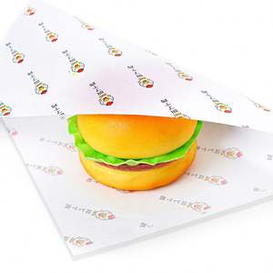 ZJPACK Wholesale Customized Printed Logo Greaseproof Biodegradable Burger <b>Paper</b> Recycled Food <b>Packing</b> <b>Paper</b> - Product Image 3