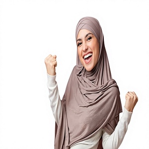Écharpes pour femmes - Hijab classique en jersey modal, châle extensible en coton doux, long foulard en jersey pour femmes musulmanes, hijab uni à enrouler sur la tête - Product Image 2