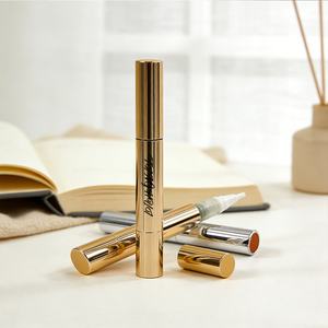 Bolígrafo de aceite para cutículas personalizado con logo, 3ml 5ml, rosa, blanco, dorado, plateado, de plástico, vacío, recargable, con ventana - Product Image 2