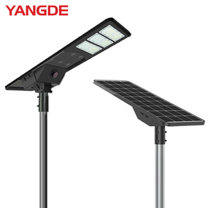 ไฟถนนพลังงานแสงอาทิตย์ Yangde 100W LED โมโนซิลิคอน อลูมิเนียมอัลลอย พร้อมรีโมทคอนโทรล สำหรับใช้งานภายนอกอาคาร - Product Image 1