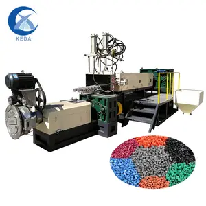 Plastik Peracikan Pelletizing Mesin/PP Non Woven Kain Mesin Extruder/Plastik PE Daur Ulang Membuat Granulator