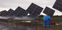 Intelligenter 2-Achsen-Solarpanel-Tracker: Vollautomatisches Sonnenpositionierungssystem mit Windschutz und Null-Standby-Strömungsausfall
