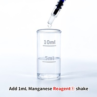 Kit de test du manganèse JUBWAY B44-30 0,5-20 mg/L pour les eaux usées industrielles, les eaux souterraines des mines, détection rapide du Mn2+, réactif liquide