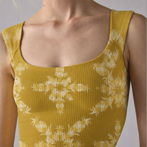 Factory design stylish square neck sleeveless tank <b>top</b> high-quality breathable rayon Hawaiian tank <b>tops</b> - Product Image 3