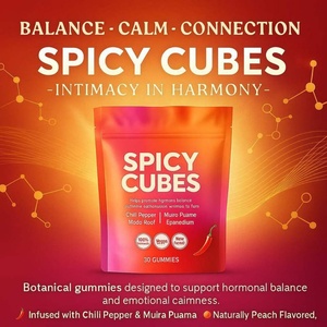 Healthcare Calmness Spicy Cube Gummies Vitality Support Chili Pepper Spicy Maca Root Hormone Balance Healthcare <b>Gummy</b> <b>Candy</b> - Product Image 3