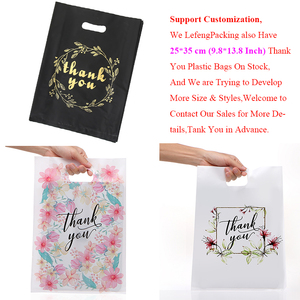 Bolsas de plástico Hdpe Ldpe con orificio de perforación, bolsas de embalaje de plástico polivinílico personalizadas, negras, con logotipo, venta al por mayor - Product Image 6