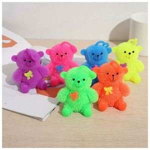 Jouets anti-stress en silicone ultra-doux en forme d'ours kawaii de luxe, 12 pièces, en PU et PVC, pour soulager le stress des enfants et des adultes - Product Image 4