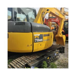 Komatsu PC78US d'occasion japonais, original, mini pelle hydraulique à chenilles d'occasion japonaise, prix attrayant à vendre - Product Image 1