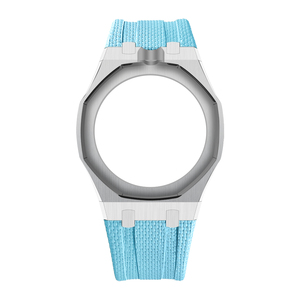 316 Edelstahl Metall-Uhrengehäuse Fluorkautschuk FKM Armband für Royal Pop Armband für AP Swatch Band für AP Royal Pop Swatch - Product Image 1