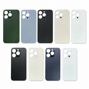 อะไหล่ซ่อมสมาร์ทโฟน ฝาหลังกระจกเปลี่ยนสำหรับโทรศัพท์มือถือ รุ่น iPhone 13 pro 13 Pro Max 14 pro 14 pro max แบบมีรูใหญ่ - Product Image 1