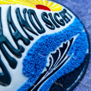 Parches de Chenilla Bordados Personalizados con Transferencia Térmica de TPU, Logotipo 3D Impreso, Diseñadores para la Marca de Mi Ropa - Product Image 4