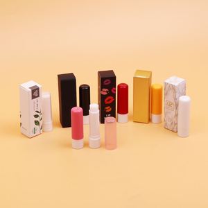 Exfoliante Labial Vegano Orgánico con Sabores de Frutas al por Mayor, Regalos Promocionales con Logotipo Personalizado, Bálsamo Labial de Fresa con Caja de Color - Product Image 1