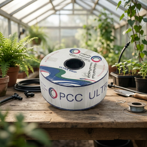 Tuyau d'irrigation goutte à goutte en PVC noir de 12 mm, bobine de micro-tuyau, système d'irrigation ultra-goutte à goutte TERRACORE pour jardin et ferme - Product Image 3