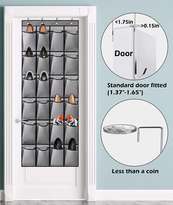 Giá Treo Giày Với 24 Túi Bọc Ngoài Bền 24 Túi Trên Cửa Giá Treo Giày - Product Image 4