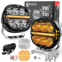 Feux de travail LED LOYO Dual Combo Beam 4X4, feux antibrouillard latéraux, projecteurs LED, feux de conduite tout-terrain