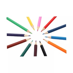 Juego de Lápices de Dibujo de Madera Multicolor con Logotipo Personalizado, Paquete de 12 Lápices de Colores Hexagonales para Niños - Product Image 2